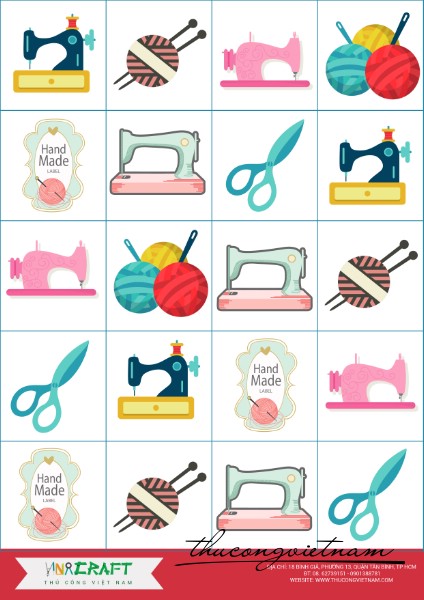 Sticker máy may mẫu 6